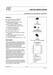 DataSheet LM258 pdf